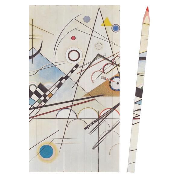 Kandinsky Composition 8 Colored Pencils - Front View