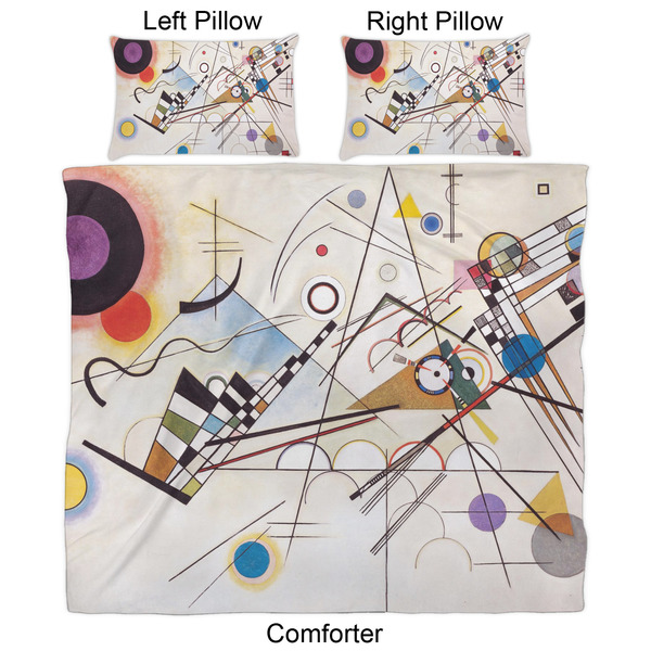 Kandinsky Composition 8 Comforter Set - King - Approval