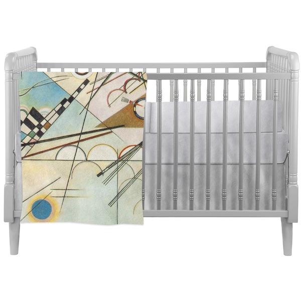 Custom Kandinsky Composition 8 Crib Comforter / Quilt