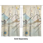 Kandinsky Composition 8 Curtain Panel - Custom Size