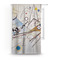 Kandinsky Composition 8 Custom Curtain With Window and Rod