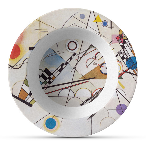 Custom Kandinsky Composition 8 Plastic Bowl - Microwave Safe - Composite Polymer