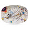 Kandinsky Composition 8 Plastic Platter - Microwave & Oven Safe Composite Polymer