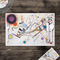 Kandinsky Composition 8 Disposable Paper Placemat - In Context