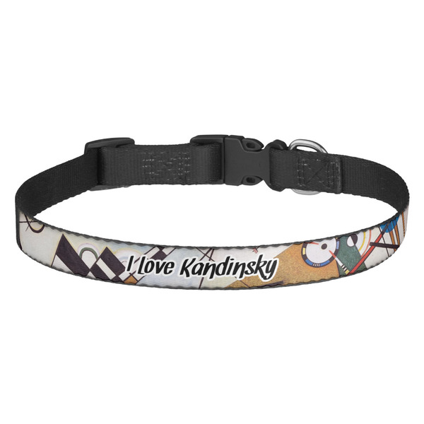 Custom Kandinsky Composition 8 Dog Collar - Medium