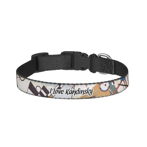 Custom Kandinsky Composition 8 Dog Collar - Small