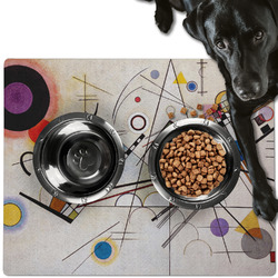 Kandinsky Composition 8 Dog Food Mat - Large