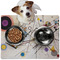 Kandinsky Composition 8 Dog Food Mat - Medium LIFESTYLE