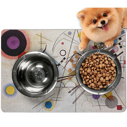 Kandinsky Composition 8 Dog Food Mat - Small