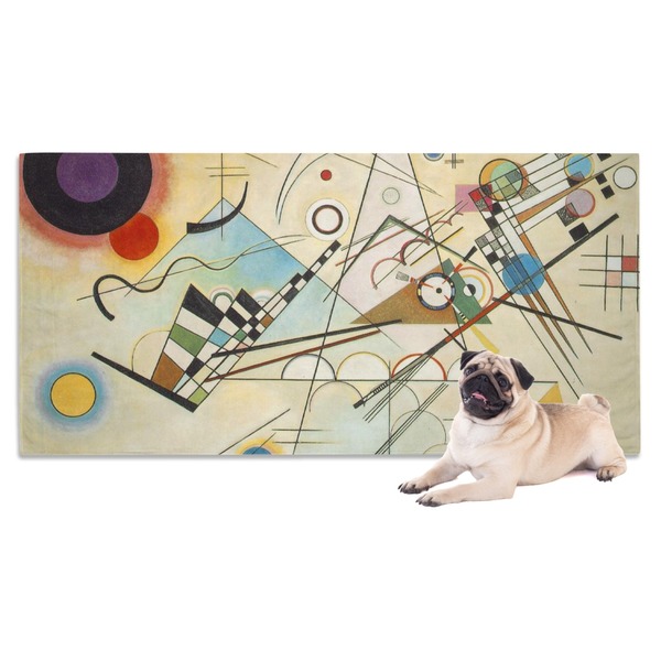 Custom Kandinsky Composition 8 Dog Towel