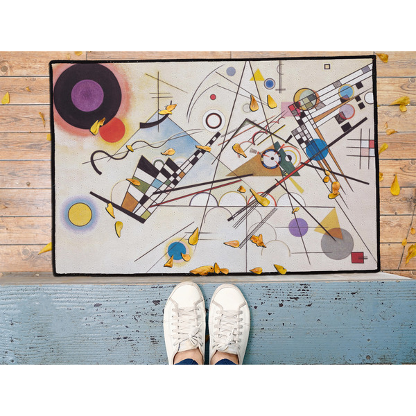 Kandinsky Composition 8 Door Mat - LIFESTYLE (Med)