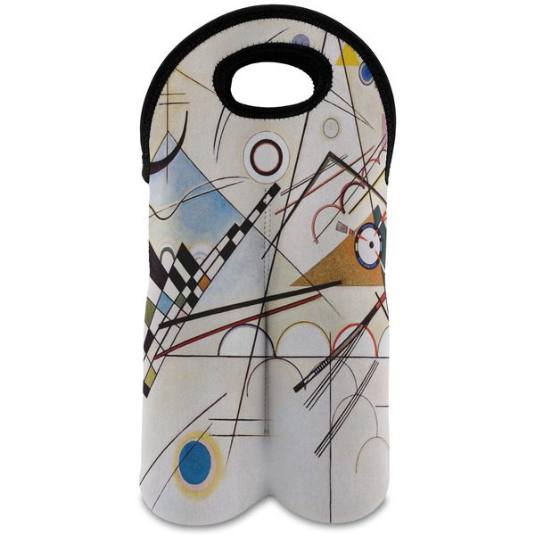 Custom Kandinsky Composition 8 Wine Tote Bag (2 Bottles)