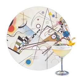 Kandinsky Composition 8 Printed Drink Topper - 3.25"