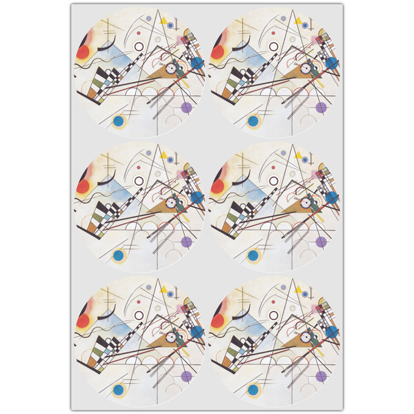 Kandinsky Composition 8 Drink Topper - XLarge - Set of 6