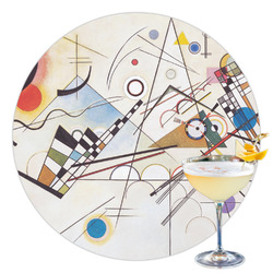 Kandinsky Composition 8 Printed Drink Topper - 3.5"