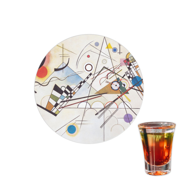 Custom Kandinsky Composition 8 Printed Drink Topper - 1.5"