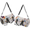Kandinsky Composition 8 Duffle bag large front and back sides