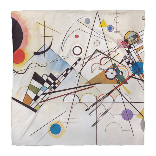 Kandinsky Composition 8 Duvet Cover - Queen - Front
