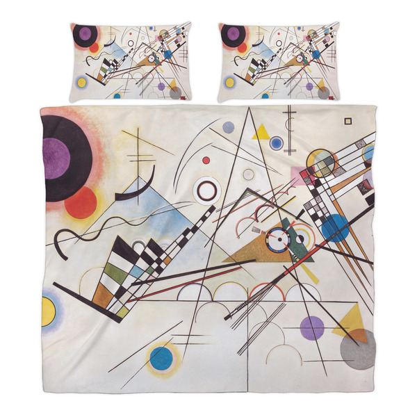 Kandinsky Composition 8 Duvet Cover Set - King - Alt Approval