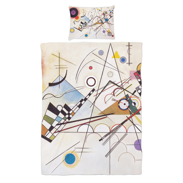 Kandinsky Composition 8 Duvet Cover Set - Twin - Alt Approval