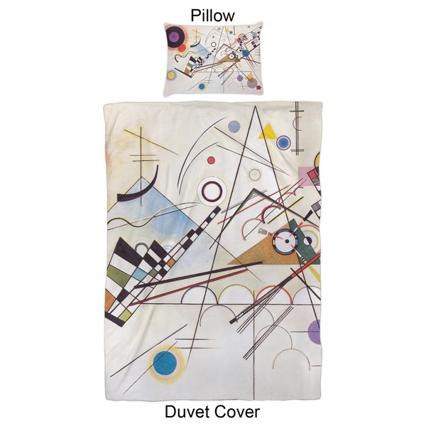 Kandinsky Composition 8 Duvet Cover Set - Twin XL - Approval
