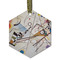 Kandinsky Composition 8 Frosted Glass Ornament - Hexagon