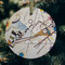 Kandinsky Composition 8 Frosted Glass Ornament - Round (Lifestyle)