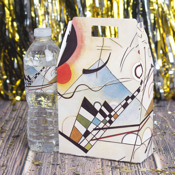 Kandinsky Composition 8 Gable Favor Box - In Context