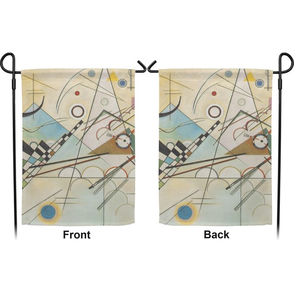 Kandinsky Composition 8 Garden Flag - Double Sided Front and Back