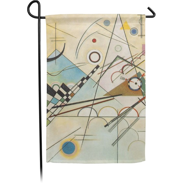 Custom Kandinsky Composition 8 Small Garden Flag - Double Sided