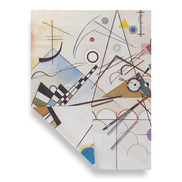 Kandinsky Composition 8 Garden Flags - Large - Double Sided - FRONT FOLDED
