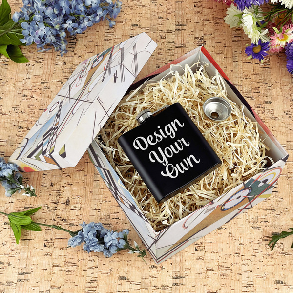 Kandinsky Composition 8 Gift Boxes with Lid - Canvas Wrapped - Large - In Context