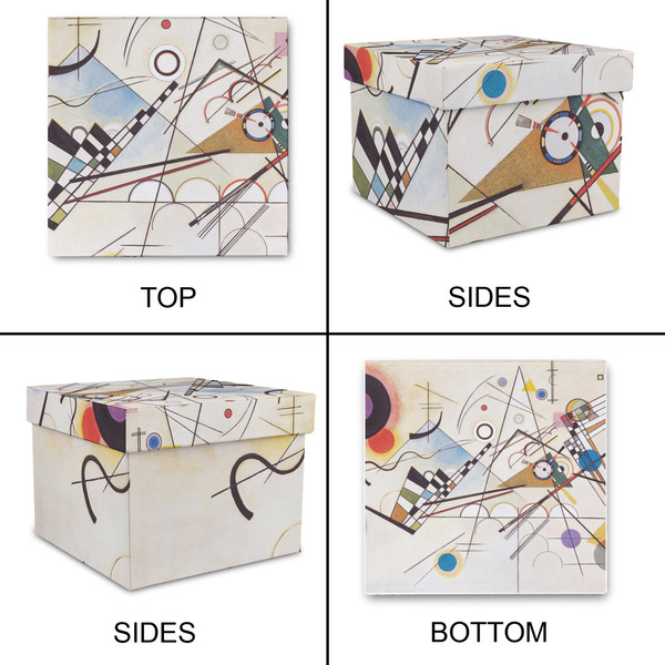 Kandinsky Composition 8 Gift Boxes with Lid - Canvas Wrapped - Medium - Approval