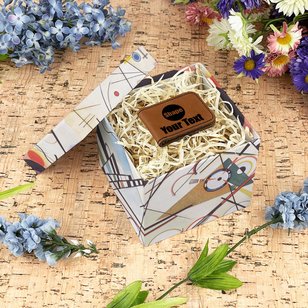 Kandinsky Composition 8 Gift Boxes with Lid - Canvas Wrapped - Small - In Context