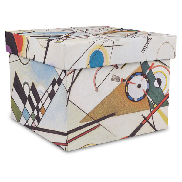 Custom Kandinsky Composition 8 Gift Box with Lid - Canvas Wrapped - X-Large
