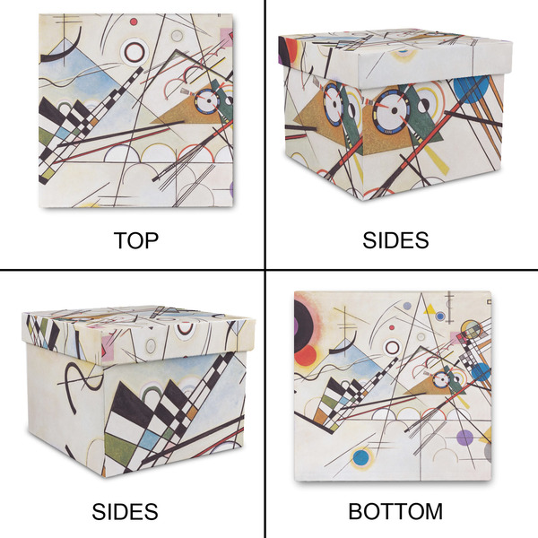 Kandinsky Composition 8 Gift Boxes with Lid - Canvas Wrapped - XX-Large - Approval