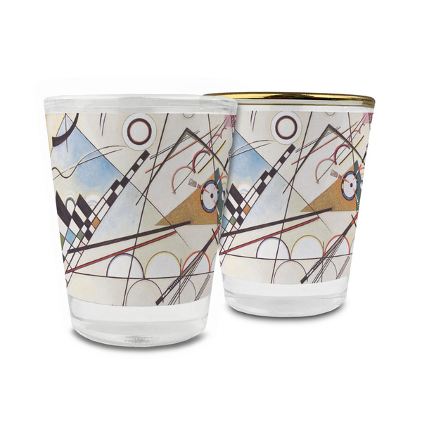 Custom Kandinsky Composition 8 Glass Shot Glass - 1.5 oz