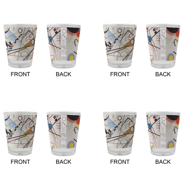 Kandinsky Composition 8 Glass Shot Glass - Standard - Set of 4 - APPROVAL