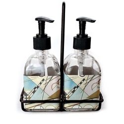 Kandinsky Composition 8 Glass Soap & Lotion Bottles
