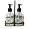 Kandinsky Composition 8 Glass Soap & Lotion Bottles