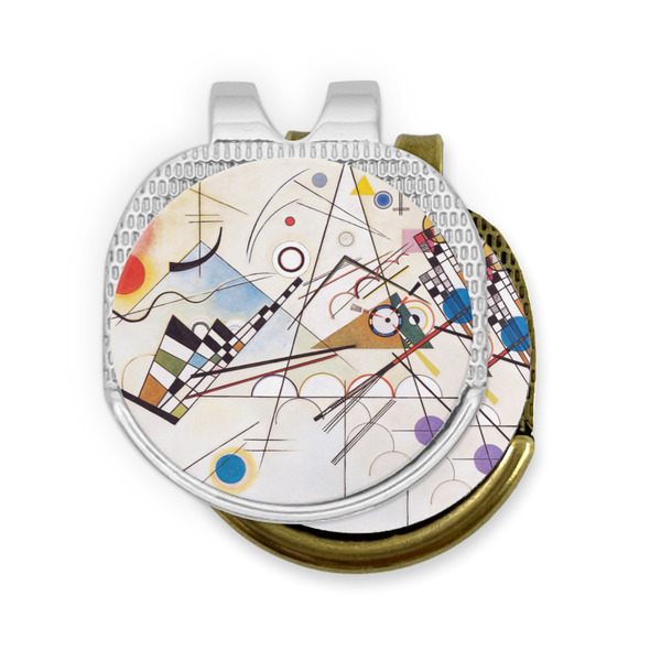 Kandinsky Composition 8 Golf Ball Marker Hat Clip - PARENT/MAIN
