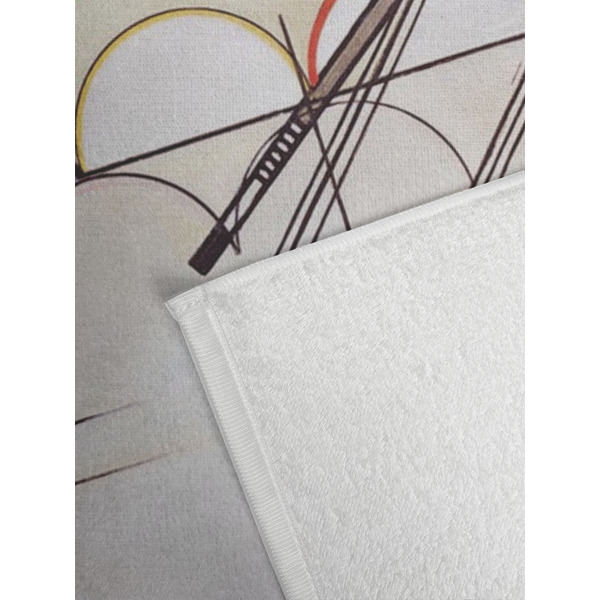 Kandinsky Composition 8 Golf Towel - Detail