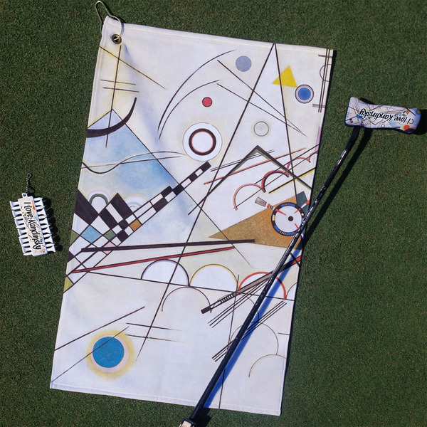 Custom Kandinsky Composition 8 Golf Towel Gift Set