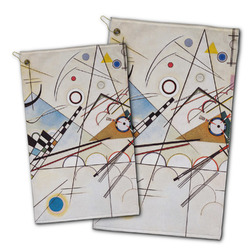Kandinsky Composition 8 Golf Towel - Poly-Cotton Blend