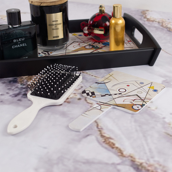 Kandinsky Composition 8 Hand Mirror - With Hair Brush