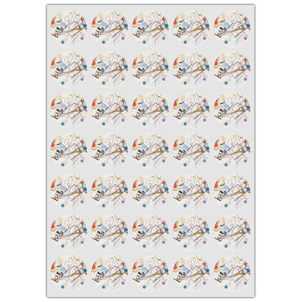 Kandinsky Composition 8 Icing Circle - XSmall - Set of 35
