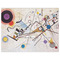 Kandinsky Composition 8 Indoor / Outdoor Rug - 6'x8' - Front Flat