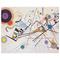 Kandinsky Composition 8 Indoor / Outdoor Rug - 8'x10' - Front Flat
