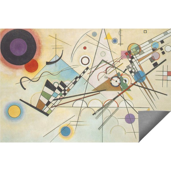 Custom Kandinsky Composition 8 Indoor / Outdoor Rug