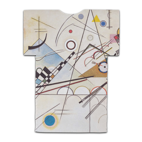 Kandinsky Composition 8 Jersey Bottle Cooler - BACK (flat)